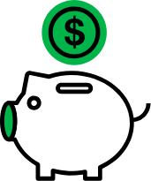 piggy bank icon - PayReel