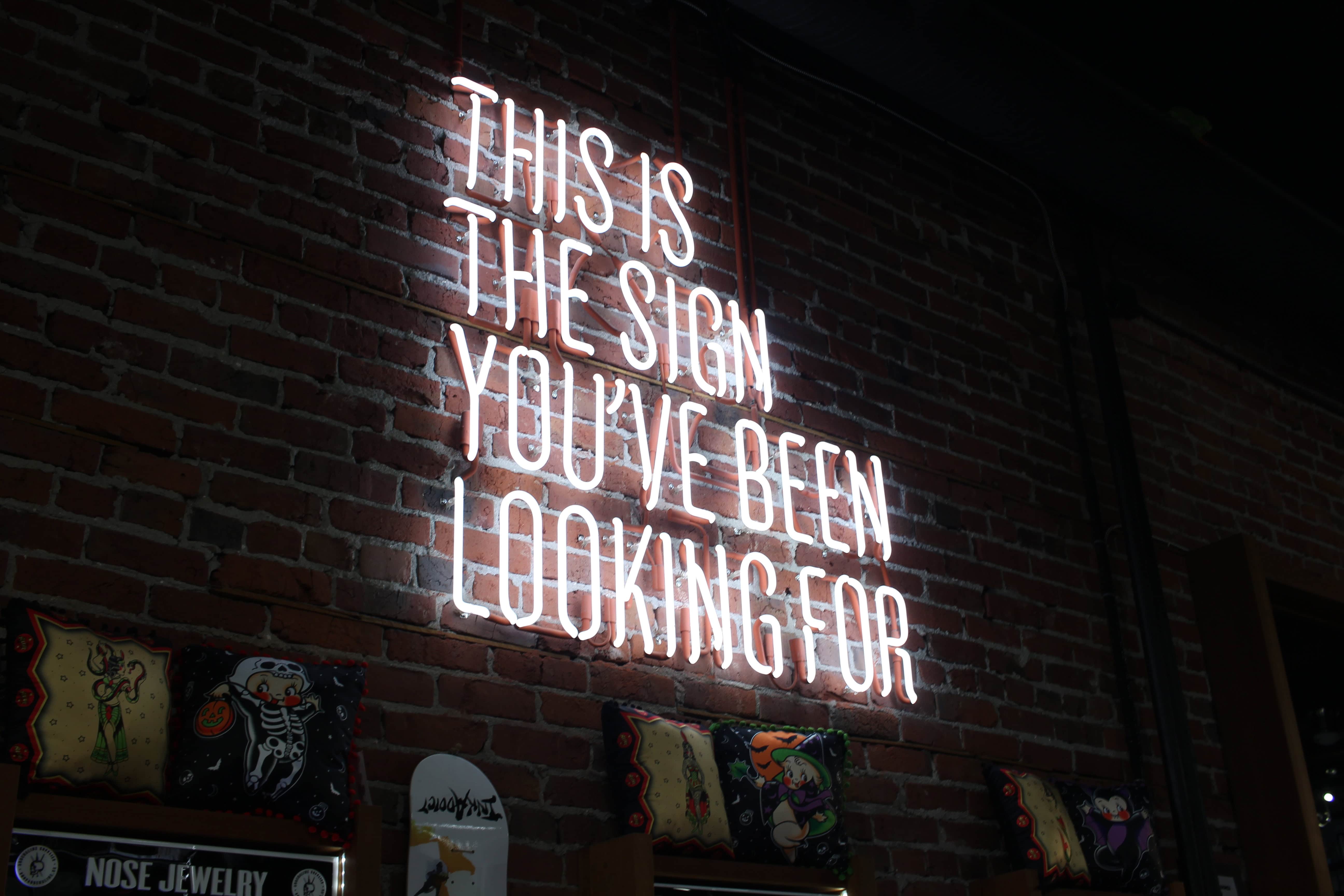 sign in lights - PayReel